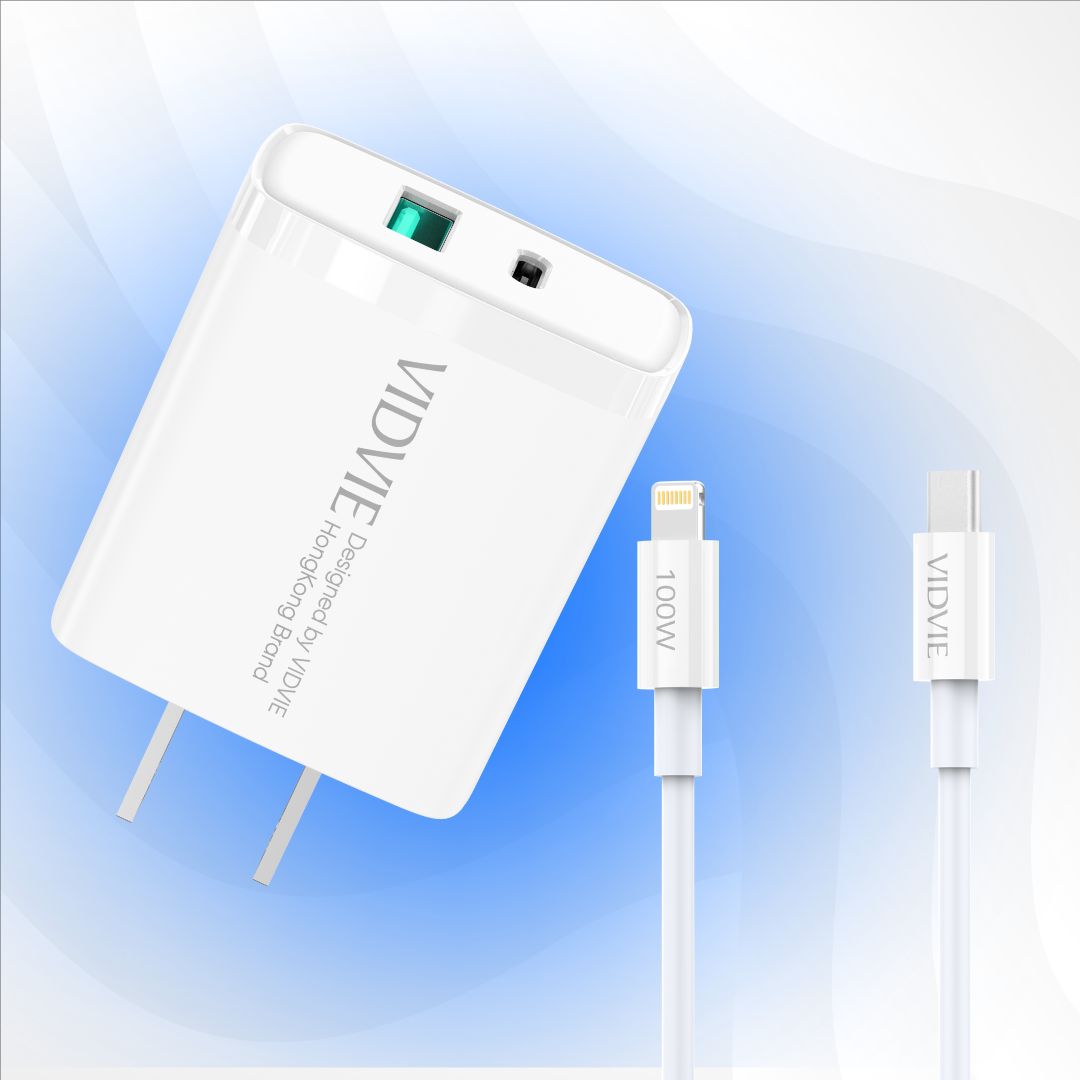 CARGADOR VIDVIE USB TIPO C PLM343