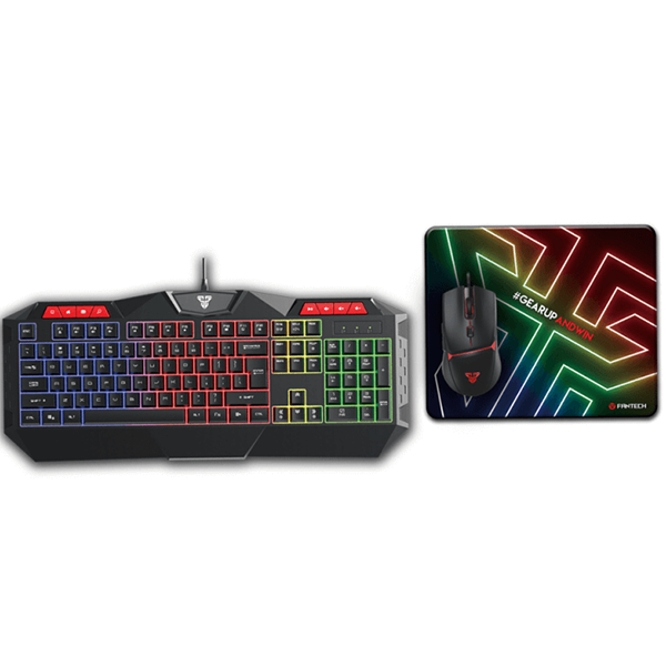 COMBO  FANTECH DE TECLADO MOUSE Y MOUSE PAD P31