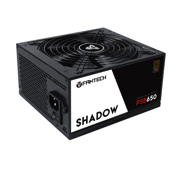 POWER SUPPLY FANTECH (Mod. PSB650 SHADOW) 650W , 80 Plus Bronze, 1xATX 24 pin